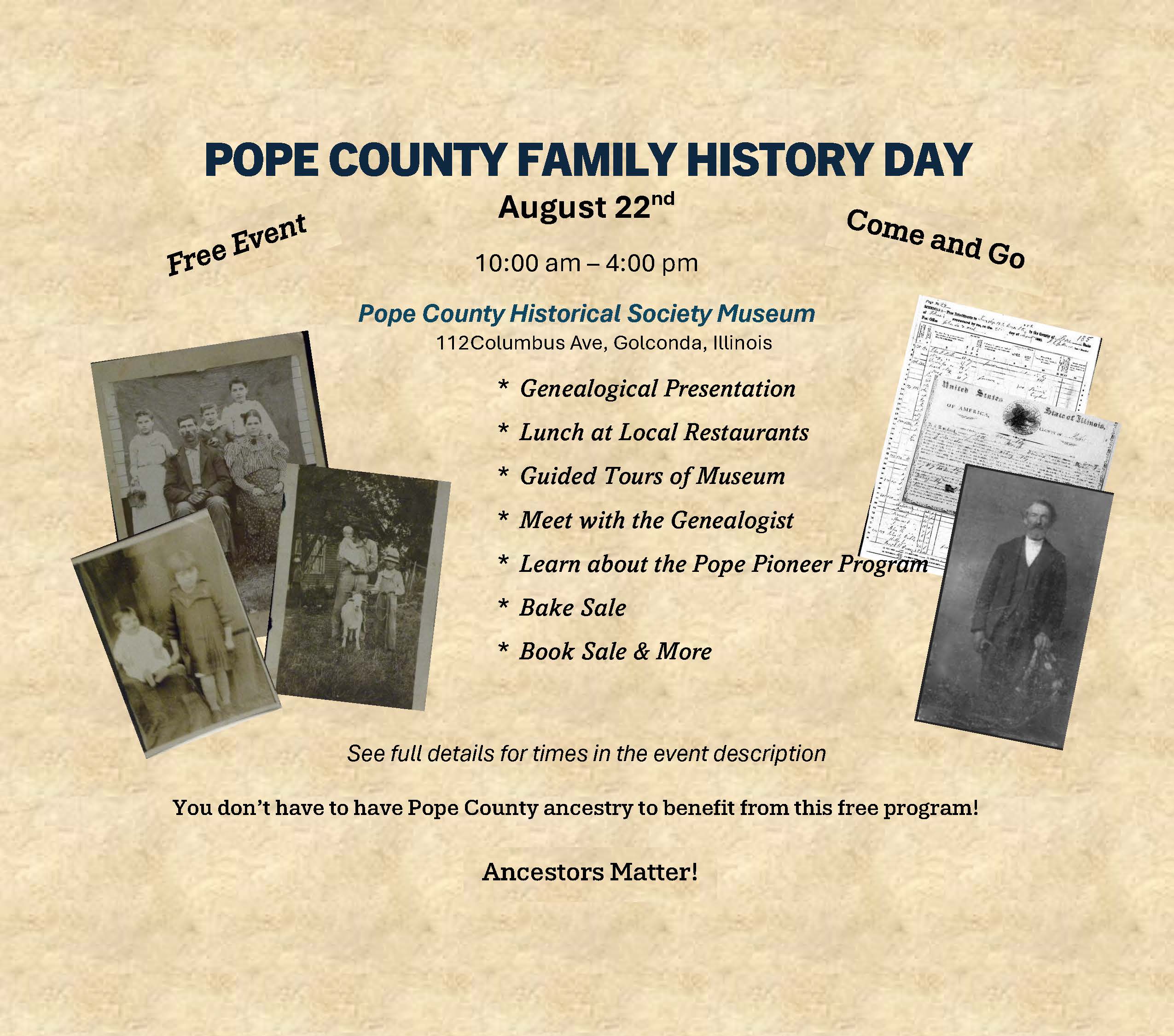 Pope County Family History Day
